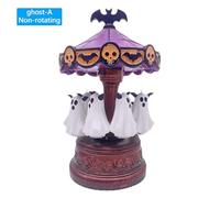 WMFASBAG Ghost Carousel Night Light LED Vintage Lamp for Tabletop (Ghost-A-Rotating)