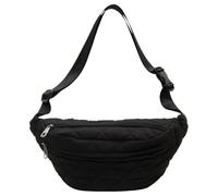 WMFASBAG Quilted Waist Bag Stylish Waist Pack Adjustable Strap Vintage Belt Bag Large Capacity Crossbody Sling Bag Zip Closure for Autumn Winter