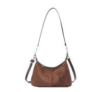 WMFASBAG Women PU Leather Hobos Underarm Bags Causal Shoulder Bag for Daily Use (Coffee)