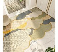 WmHeoo2077 Rubber Mats,Waterproof and Washable Outside Door Mats,Enter the house, DIY can cut the anti-slip foot pad-E_100 x 120cm
