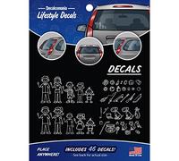 WMI Designs Cool Family Car Stickers - Value Pack - contains 46 stickers