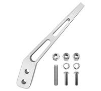 WMJNH 10 Inch Bent Shifter Handle Lever Fits for Tremec T56 T5 T45 Hurst Mustang，Sturdy Aluminum Shifter Handle Lever