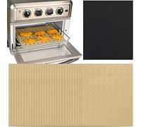 WMKGG 100 PCS Unbleached Air Fryer Parchment Paper, 11 x 9 inch Perforated Rectangular Air Fryer Toaster Oven Disposable Liners for Cuisinart, Ninja Foodi, Breville, Gowise, Black Decker