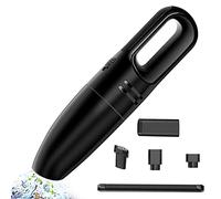 WMLBK 120W 6000Pa Hand Held Car Vacuum Cleaner - Mini Car Wired Vacuum Cleaner - Powerful Suction Hand Held Vacuum Cleaner For Car,Home,Stair,Carpet (Black)