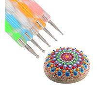 WMLBK 16PCS Mandala Dotting Tools-Rock Painting Kits-Dotting Pen Paint Stencil Set-Mandala Painting Tools Set