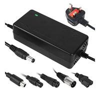 WMLBK Electric Scooter Charger, 54.6V 2A Power Supply Adapter with 5 Plug & Cooling Fan, Fast Charging Li-ion Battery Charger for Mobility Scooter Balance Bike