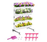 WMLBK Wall Planting Pot, Self Watering Vertical Pocket Garden Wall 8Pcs Planter Outdoor Hanging Hanging planter bags Vertical Living Green Wall for Indoor/Outdoor/Balcony