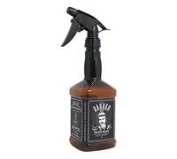 WMLBK Whisky Style Spray Water Bottle, 650ml Fine Empty Mist Plastic Bottles for Hair, Flowers, Feeding And Cleaning Garden, Large Empty Plastic Spray Bottles For Barbers (brown)