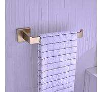WMMIN Bathroom Shelves Towel Rail Bathroom Sets 304 Stainless Steel Material Black & Chrome Paper Holder, Towel Rack, Robe Clothes Hook Brushed Gold for Bathroom Kitchen (Color : 250Chro