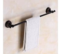 WMMIN Towel Racks,Towel Rails, Towel Rail for Bathroom, Bathroom Toilet Bathroom Hardware, Brass European Bath Hand Towel Holder, Towel Rail Towel Rack/Color/Double Pole