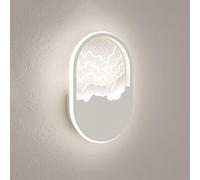Wmmner 19W Led Bedroom Bedside Lamp Wall Lamp Night Light, Modern Simple Personality - Style Tv Background Wall Decoration Lighting Fixture
