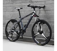 Wmmner 26 '' Folding Mountain Bikes, 21 24 27 30 Speed MTB Bikes, Full Suspension 26 inch 3 Spoke Wheels, Non Slip Bicycle for Men Women,A,27 Speed/a/24 Speed