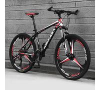 Wmmner 26 '' Folding Mountain Bikes, 21 24 27 30 Speed MTB Bikes, Full Suspension 26 inch 3 Spoke Wheels, Non Slip Bicycle for Men Women,A,27 Speed/D/24 Speed