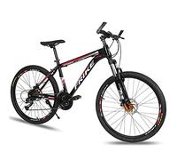 Wmmner 26 in Rad Herren Mountainbike Alumilegierung Rahmen 21/24/27 Geschwindigkeit Mit Dual Scheibenbremse Für Männer Woman Erwachsene Und Jugendliche/Blau/27 Geschwindigkeit/Rot/21 Geschwindigkeit