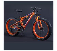 Wmmner 26 Zoll Fat Tire Hardtail Mountainbike Für Männer Und Frauen, Dual-Suspension Adult Mountain Trail Bikes, All Terrain Fahrrad Mit Verstellbarem Sitz Und Doppelscheibenbremse, 24 Geschwindigkeit