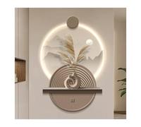 Wmmner 3D Wall Picture Led Light inside Oriental Landscape Mural Sconces Lamp,Simple Modern Welcoming Pine Wall Hanginging for Home Hotel Bar(60X90Cm/23.6X35.4In) (One Color 90X135Cm/35.453In)/One Col