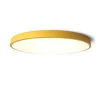 Wmmner Acrylic round Ceiling Lamp Led Flush Mount Ceiling Light Modern Aisle Loft Hotel Ceiling Light Fixture for Living Room Bedroom Dining Room Kitchen Study Room Corridor Lamp(Yellow,40Cm)/Yellow/6