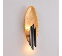 Wmmner Art Deco Wall Sconce, 2 X E14 up Down Wall Mount Wall Light Fixtures, Post Modern Wall Lights/Gold