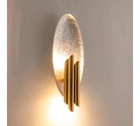 Wmmner Art Deco Wall Sconce, 2 X E14 up Down Wall Mount Wall Light Fixtures, Post Modern Wall Lights/Silver