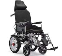 Wmmner Automatic Foldable Electric Wheelchair Auto Folding Power Chair Mobility Chair,Mobility Chair Remote Control 20 Ah Battery15 Kmph 500W (2 X 250W) Dual Motor Alumiframe./Black/16Inch