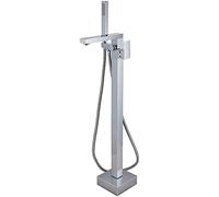 Wmmner Bath Mixer Tap Floor Mount Bathtub Faucet Freestanding Tub Filler, Standing High Flow Swivel Spout Shower Faucets with Handheld Shower Mixer Taps/Cromo