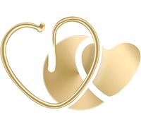 Wmmner Bedroom Bedside Lamp Night Light, Heart-Shaped 13W Warm Light Modern Simple Light Fixture Wall Sconces, Double-Headed Led Interior