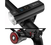 Wmmner Bikil All Alumibike Lights Front and Back 5000Mah Super Bright 2400 Lumen Bicycle Lights Smart Taillight USB C Rechargeable Cycle Lights Power Dispay Bike Headlight for Road and Mountain