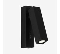 Wmmner Black Bedside Reading Wall Light Mini Metal Wall Sconce with Adjustable Spot Light Source, Modern Led Wall Lamp for Bedroom Bedside Living Room Study Room Corridor Entryway Restaurant(Neutral L