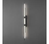 Wmmner Black Long Strip Sconce Nordic Home Wall Lights Indoor Led Lighting Modern Linear Wall Mounted Lamp Vanity Bathroom Light Bar Hallway Lamp for Living Room Farmhouse Bedside Entryway Stairs/6000