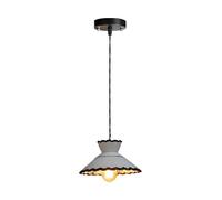 Wmmner Ceramic Lighting Chandelier White Finish French Retro Light Adjustable Height Hanging Lamp for Kitchen Island Living Room Bedroom Bedside Dining Room Hallway Ceiling Light Fixture(33Cm)/One Col