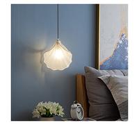 Wmmner Chandelier, Crystal Chandeliers French Pastoral Master Bedroom Bedside Small Chandelier Modern Minimalist Retro Pearl Shell Girl Heart Aisle Bar Lamp(White,Cold White)/White/Cold White