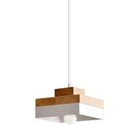 Wmmner Chandelier Decoration Bedroom Lighting Fixtures Adjustable E27 Single Head Light Industrial Wrought Iron Lamp,Ceiling Chandelier/Bianco
