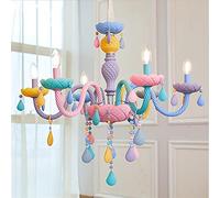 Wmmner Chandelier Modern Decor Led Chandeliers Kid Room Crystal Metal Light Lamp Indoor Home Light Decoration Chandelier Lighting,Led Ceiling Lamp/One Color/5 Lights 59 * 60Cm