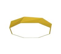 Wmmner Creative Geometric Polygon Ceiling Light, 3000K/4500K/6000K Adjustable, Led Flat Modern Iron Art Ceiling Lamp,For Living Room Dining Room Study Villa Bedroom Corridor Children's Room Hall Entry
