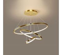 Wmmner D Chaner 3-Light Cluster Lighting Fitting, Modern 38W Led Ceiling Hanging Lamp, Adjustable Dining Room Light Fixture Over Table, Living Room Chaners/3 Color Mode