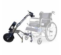 Wmmner Electric Handcycle Wheelchair Attachment, Lightweight Power Add-On for Enhanced Mobility, Portable Tractor Pull Device for Wheelchairs/a/17Ah