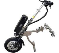 Wmmner Electric Handcycle Wheelchair Attachment, Wheelchair Pull Device, Electric Wheelchair Conversion Kit with Front Light and Shock Absorber (A)/B