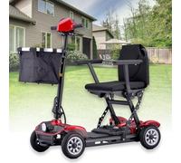Wmmner Electric Mobility Scooter, Folding Design with Lock, Basket, Charger, 18 Km Range, 270W Powerful Motor, for Seniors & Adults, Max Load 200Kg
