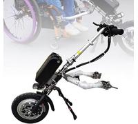 Wmmner Electric Wheelchair Conversion Kit - 500W Motor, 48V17Ah Battery, 3-Speed, Front Light & Shock Absorber for Enhanced Mobility & Rehabilitation/a