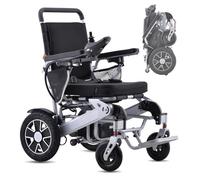 Wmmner Electric Wheelchair for Adults, Lightweight Folding Design, Supports 150 Kg, Long Range 20+ Km, 12 Ah Battery, Ideal for Seniors
