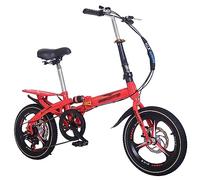 Wmmner Erwachsenes Klapp-Mountainbike 6-Gang-Faltrad Einfaches Klapp-Stadtfahrrad Mit Scheibenbremse Tragbares Fahrrad Für Jugendliche, Erwachsene/a/20 in