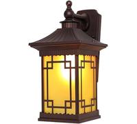 Wmmner European Wall Light Retro Aluminum Alloy Courtyard Wall Lamp Chinese Outdoor Wall Lamp Waterproof Exterior Wall Square, Light
