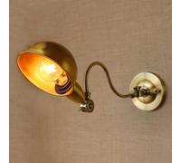 Wmmner European Wall Light Retro Edison Loft Style Industrial Sconce Decoration Fixture E27 Swing Long Arm Lamp Antique/Gold