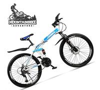 Wmmner Faltbares Mountainbike Mit Zwei Aufhängungen 26 Zoll Für Erwachsene Männer Und Frauen, Offroad-Mountainbike Für Jungen Und Mädchen Mit Scheibenbremse, Rahmen Aus Kohlenstoffstahl Und Verstellba