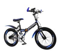Wmmner Folding Bike 22/24 inch High Carbon Steel Frame Boys and Girls Student Bicycle Children's Mountain Bike/a/20 Inches