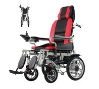 Wmmner Full Comfortable Reclining Foldable Electric Wheelchair, Electric Wheelchair for Adults - Remote Control Mobility Aid -25Km Range ~ 12Ah Extended Battery - All Terrain Motorized Wheel Chair