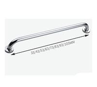Wmmner Grab Rails for Bathroom Handrails Grab Bar Bathroom Handrails Wall-Mounted Perforated Installation, Stainless Steel Handrails, Disabled Toilets for The Elderly/90Cm