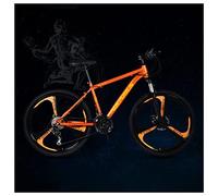 Wmmner Hardtail Mountainbike 26 Zoll, Mountain Trail Bike Für Herren Frauen, Front Suspension Mountainbike Mit Doppelscheibenbremse, Anti-Rutsch-Bikes Aus Kohlenstoffstahl, Leo, 27 Geschwindigkeit/Der