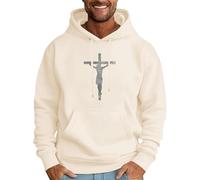 Wmmner Hoodie Men Classic Graphic Printed Regular Fit, Fall and Winter Pocket Draw Stloose Sweatshirt Modern Style Sportswear Comfort Fashion Clothes Tops/Beige/3Xl
