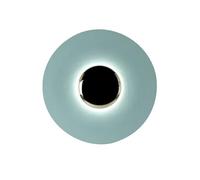Wmmner Indoor Modern Minimalist Design Led Wall Lamp Porch Bedroom Bedside Lighting Decoration Round Background Creative UFO Wall Sconces/Green/D40Cm
